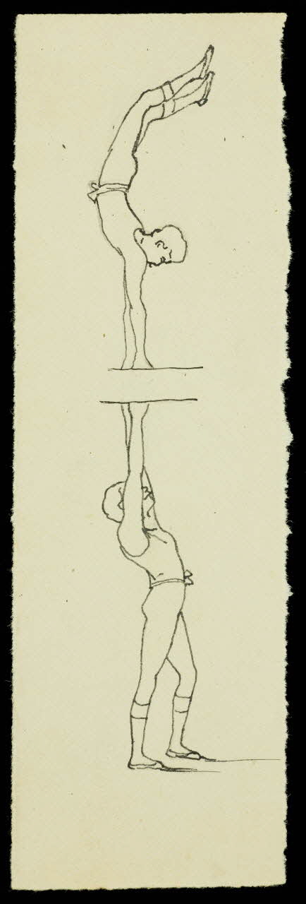partie d'un ensemble de dessins Numéro d'acrobate 1968.102.3678 Photo Mucem