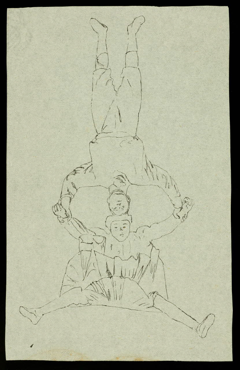 partie d'un ensemble de dessins Numéro d'acrobate 1968.102.3690 Photo Mucem