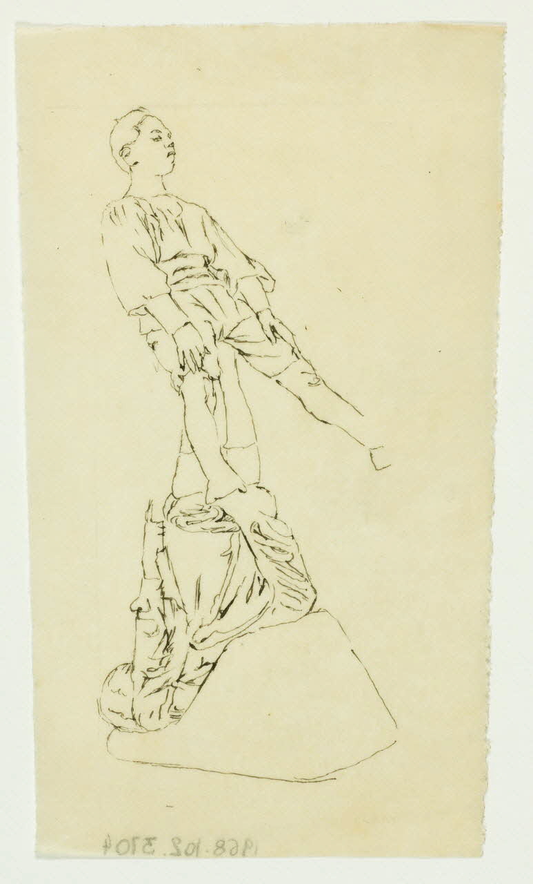 partie d'un ensemble de dessins Numéro d'acrobate 1968.102.3704 Photo Mucem