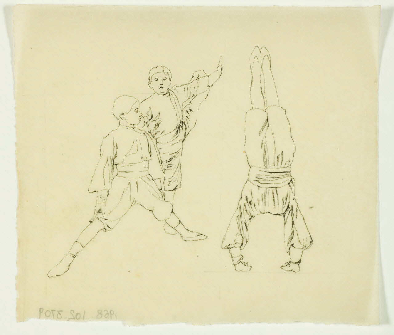 partie d'un ensemble de dessins Numéro d'acrobate 1968.102.3709 Photo Mucem