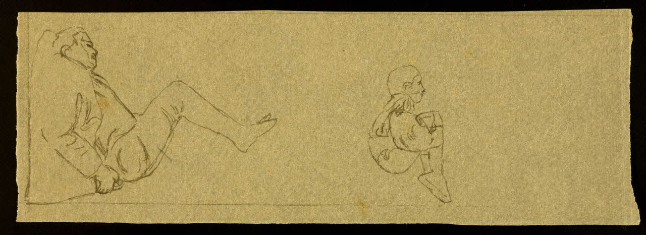 partie d'un ensemble de dessins Acrobates 1968.102.3712 Photo Mucem