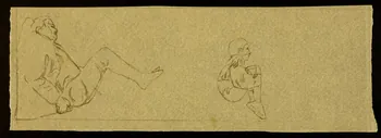 partie d'un ensemble de dessins Acrobates 1968.102.3712 Photo Mucem