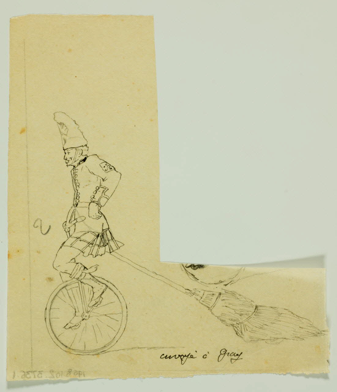 partie d'un ensemble de dessins envoyé à Gray 1968.102.3736.1 Photo Mucem