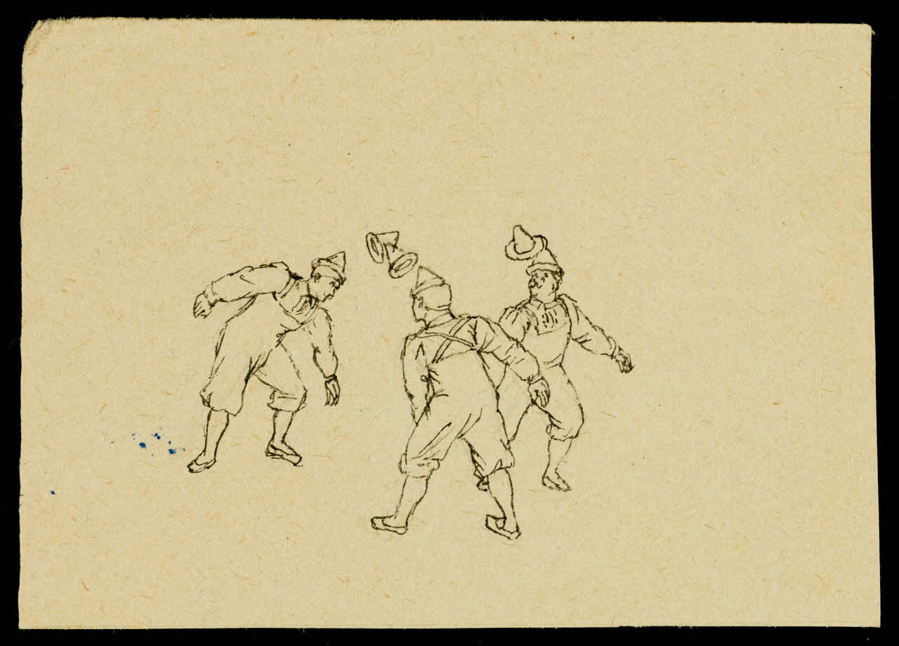 partie d'un ensemble de dessins Frères Alfonso 1968.102.375.2 Photo Mucem