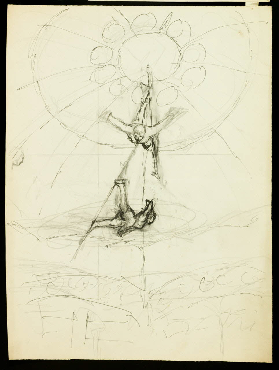 partie d'un ensemble de dessins Acrobates 1968.102.3771.3 Photo Mucem