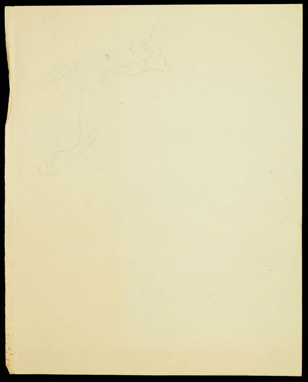 partie d'un ensemble de dessins Ebauche d'acrobate 1968.102.3785 Photo Mucem