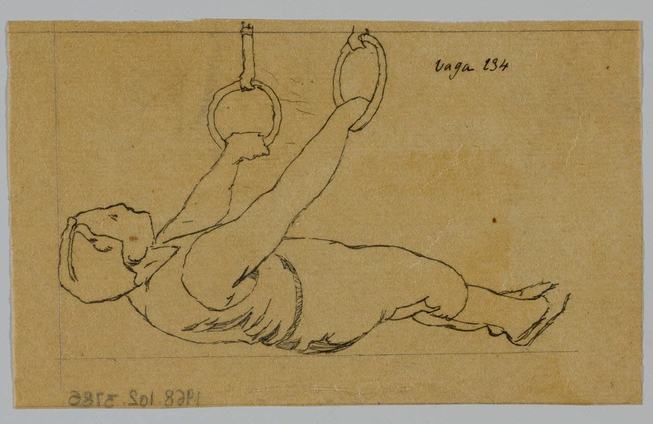 partie d'un ensemble de dessins Acrobate 1968.102.3786 Photo Mucem