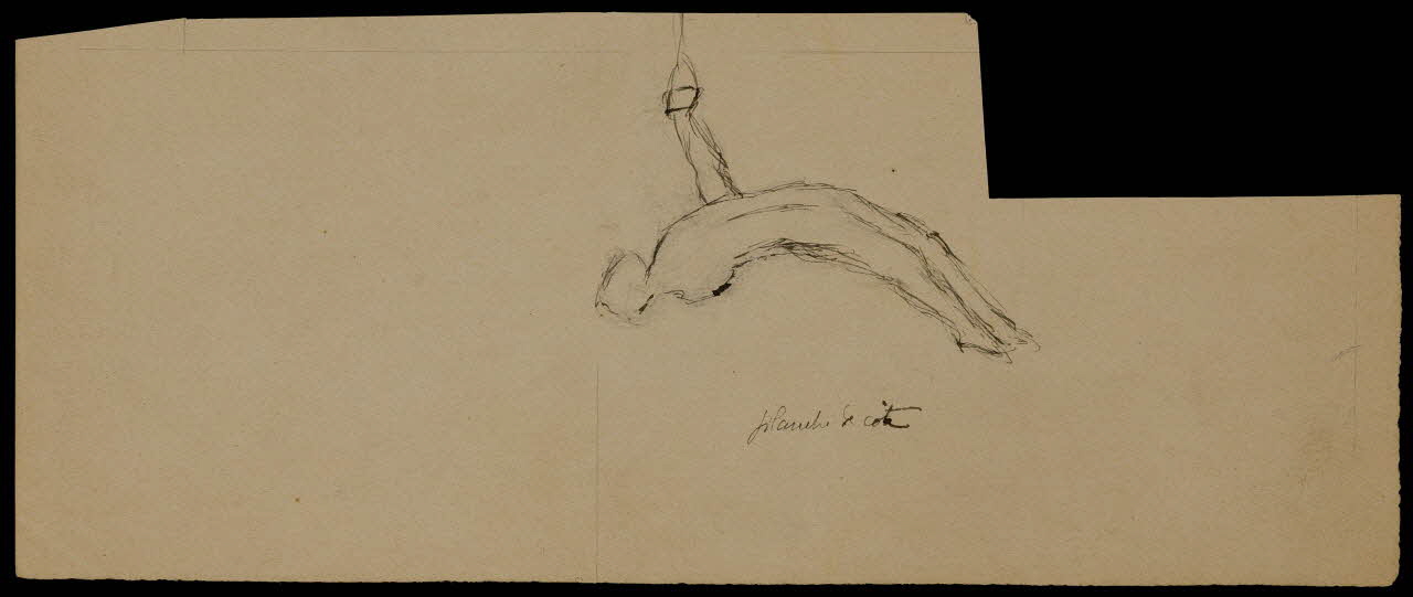 partie d'un ensemble de dessins planche de côté 1968.102.3789 Photo Mucem