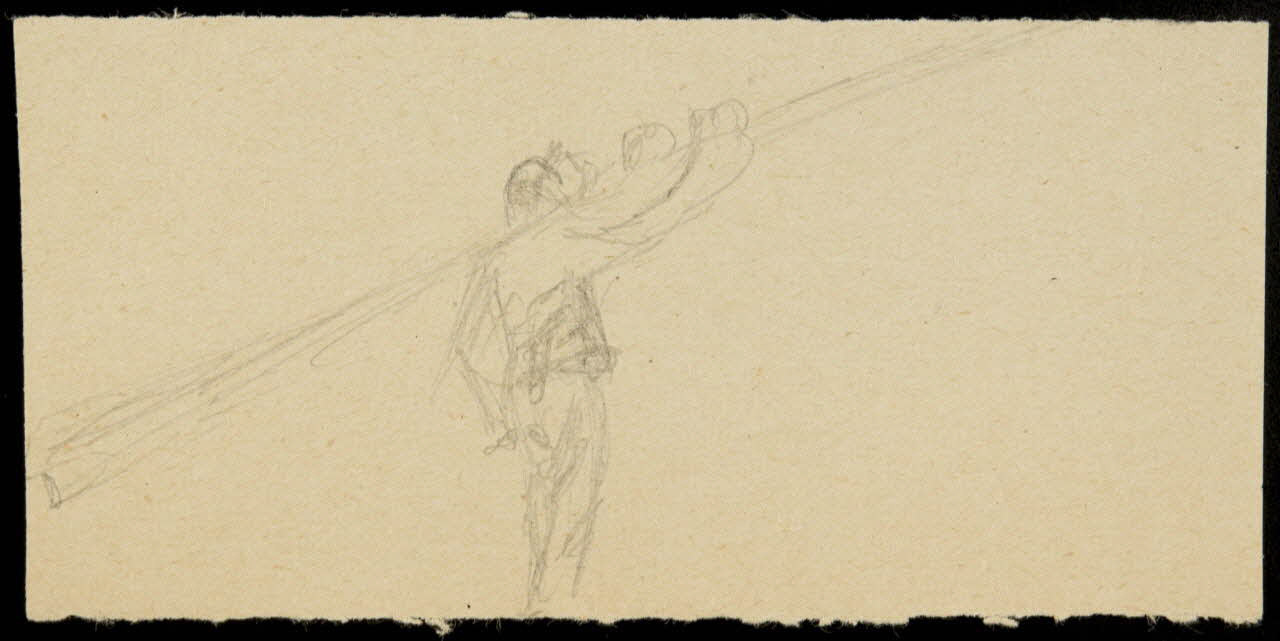 partie d'un ensemble de dessins Acrobate 1968.102.3829 Photo Mucem