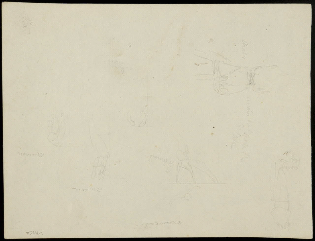 partie d'un ensemble de dessins Accessoires du spectacle 1968.102.3831 Photo Mucem