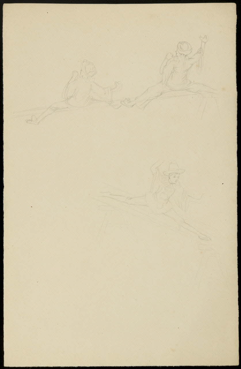 partie d'un ensemble de dessins Acrobates 1968.102.3835 Photo Mucem