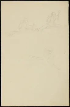 partie d'un ensemble de dessins Acrobates 1968.102.3835 Photo Mucem