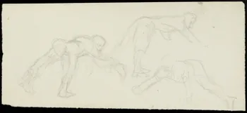 partie d'un ensemble de dessins Acrobates 1968.102.3838 Photo Mucem