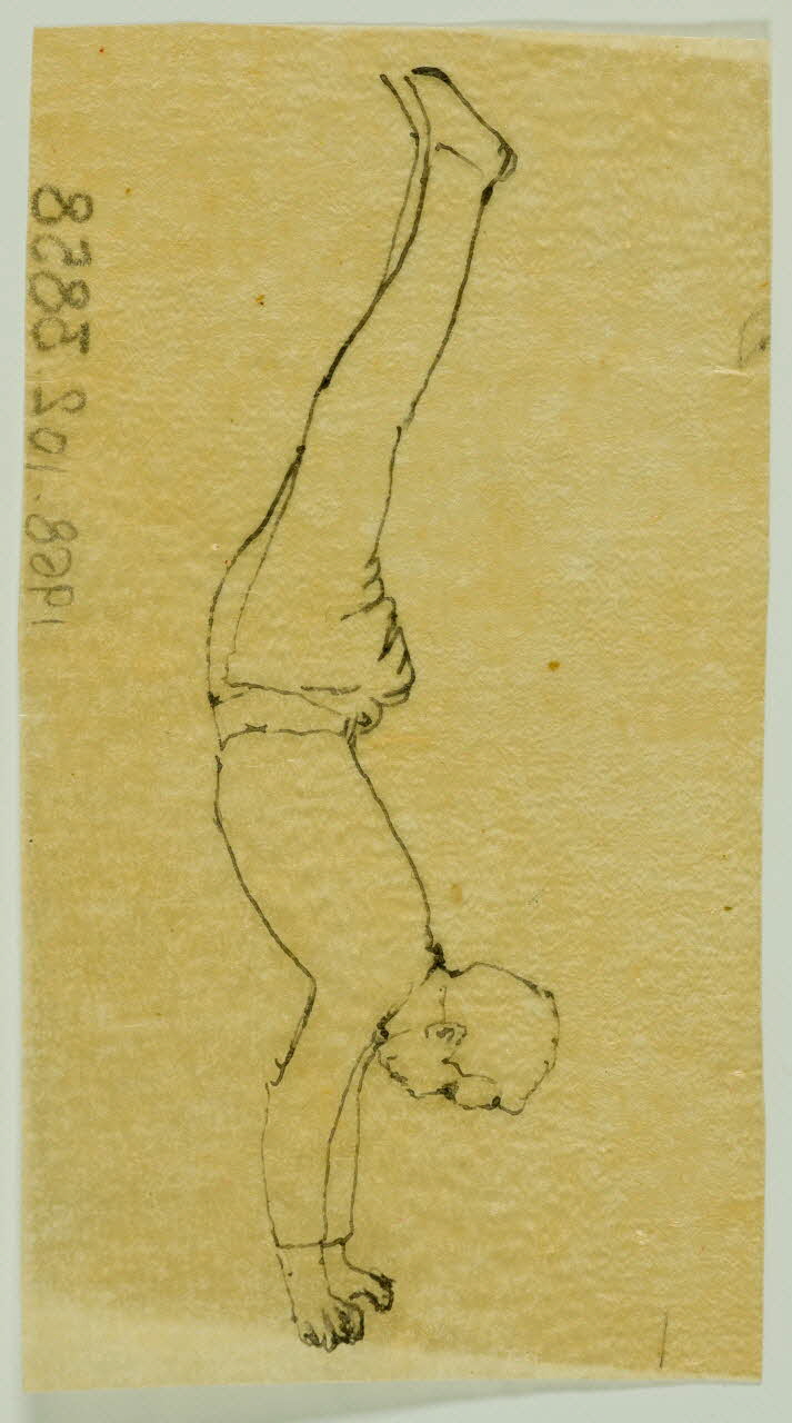 partie d'un ensemble de dessins Figure d'acrobate 1968.102.3858 Photo Mucem