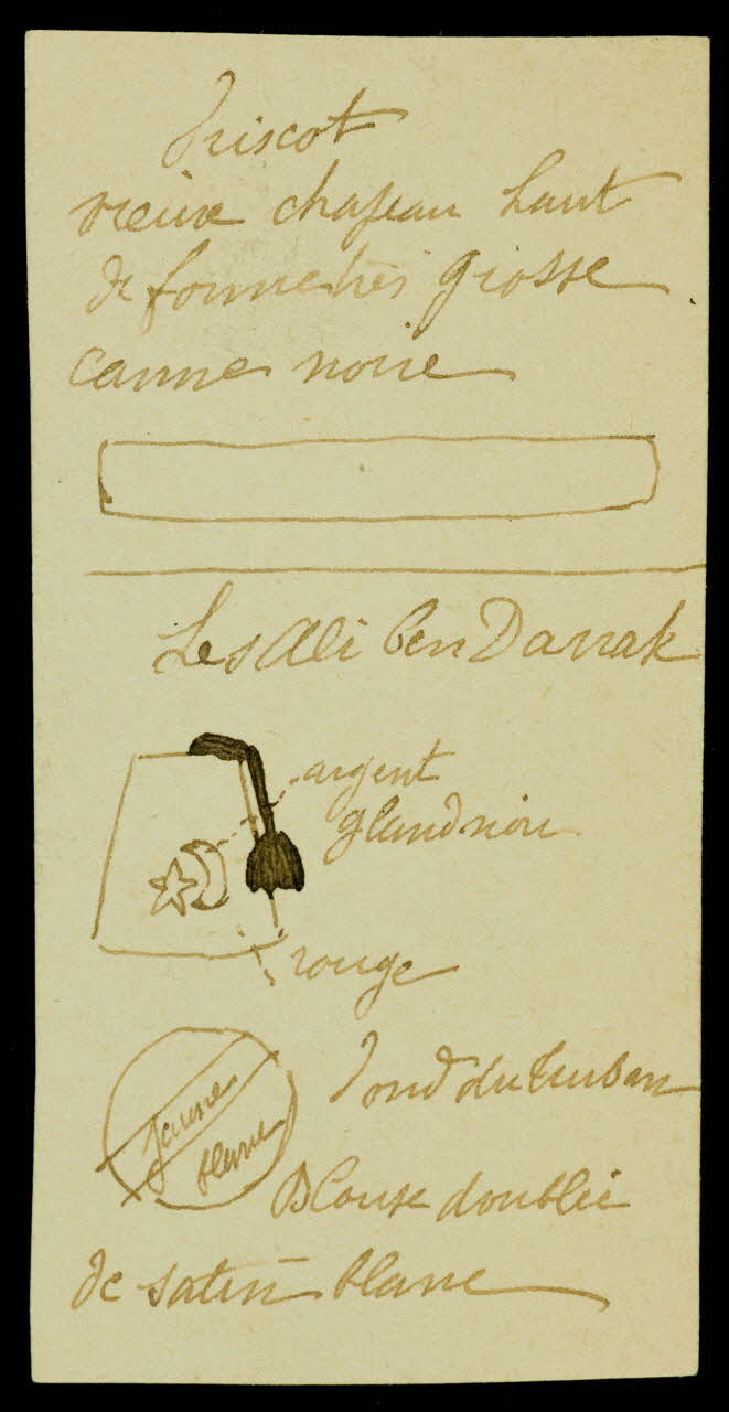 partie d'un ensemble de dessins Les Ali Ben Darrak 1968.102.386 Photo Mucem