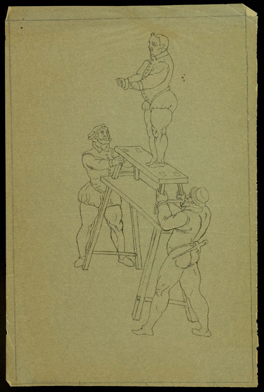 partie d'un ensemble de dessins Numéro d'acrobate 1968.102.3869 Photo Mucem