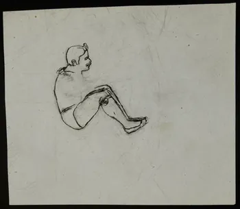 partie d'un ensemble de dessins Acrobate 1968.102.3881 Photo Mucem