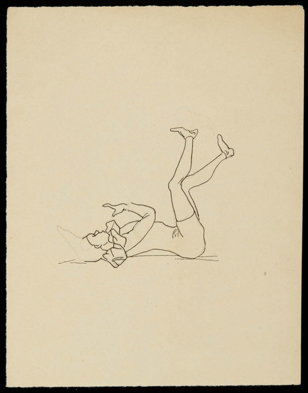 partie d'un ensemble de dessins Artiste du cirque 1968.102.3888 Photo Mucem