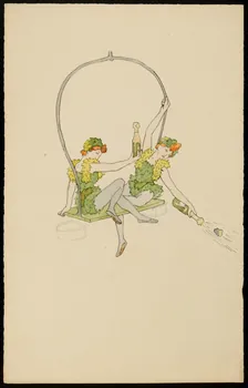 partie d'un ensemble de dessins Numéro de cirque 1968.102.3892 Photo Mucem
