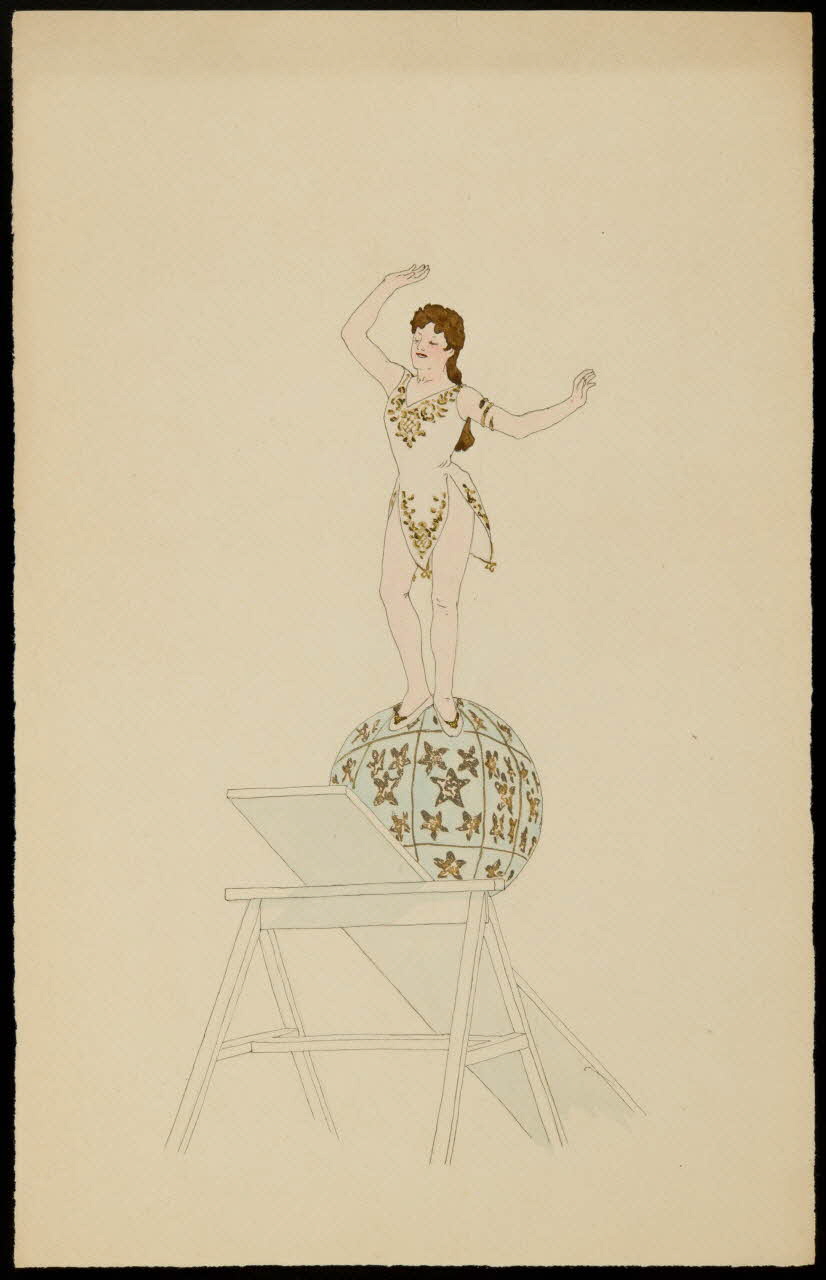 partie d'un ensemble de dessins Numéro d'acrobate 1968.102.3900.3 Photo Mucem