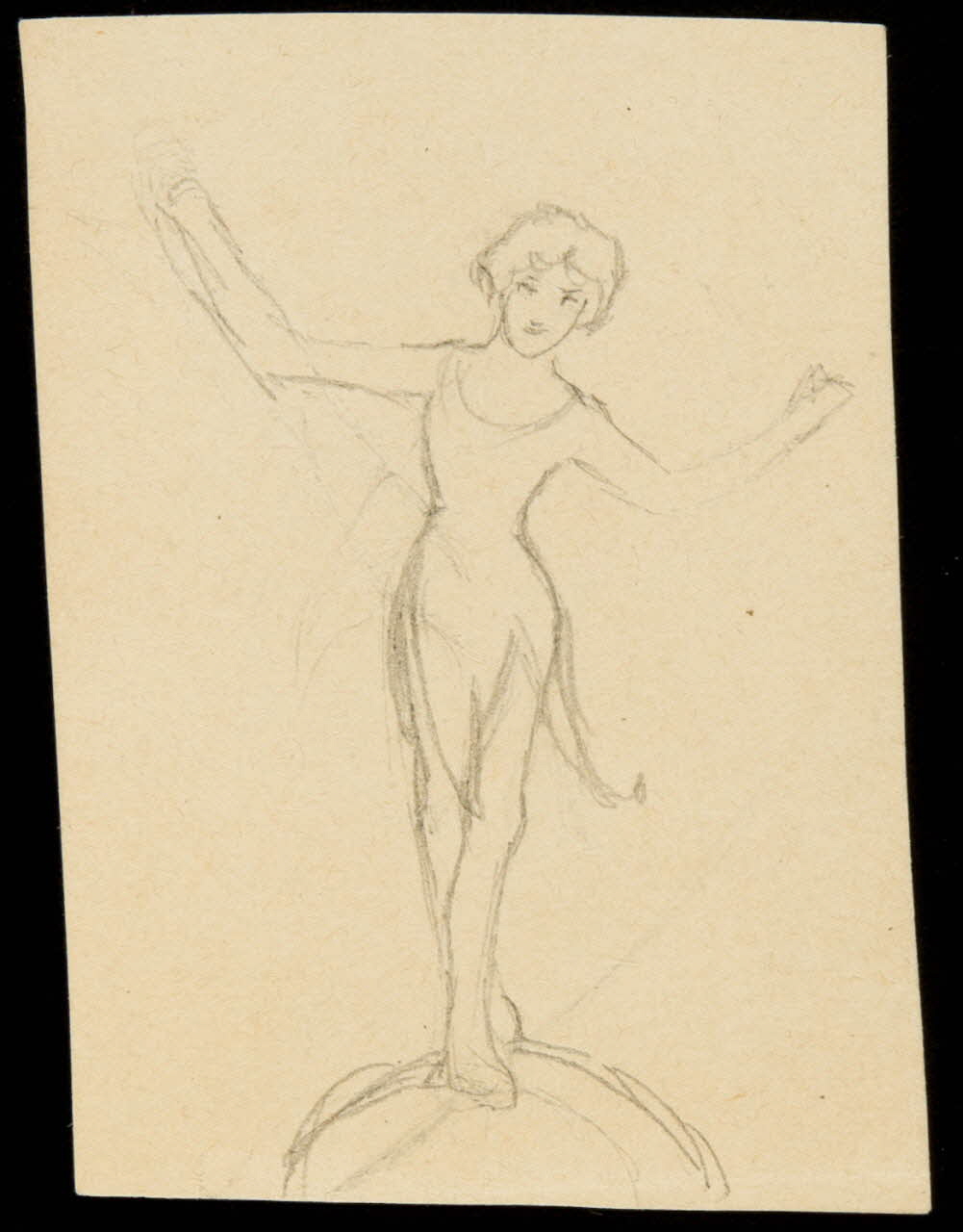 partie d'un ensemble de dessins Numéro d'acrobate 1968.102.3901 Photo Mucem