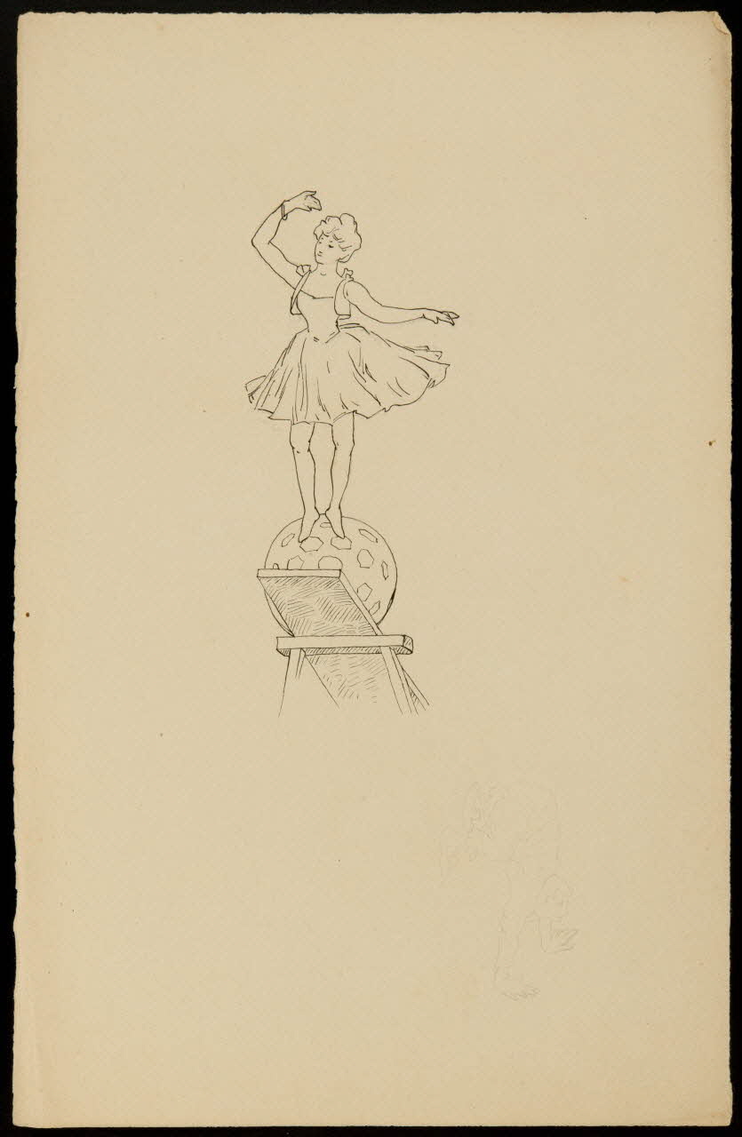 partie d'un ensemble de dessins Numéro d'acrobate 1968.102.3902 Photo Mucem