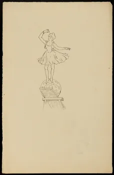 partie d'un ensemble de dessins Numéro d'acrobate 1968.102.3902 Photo Mucem