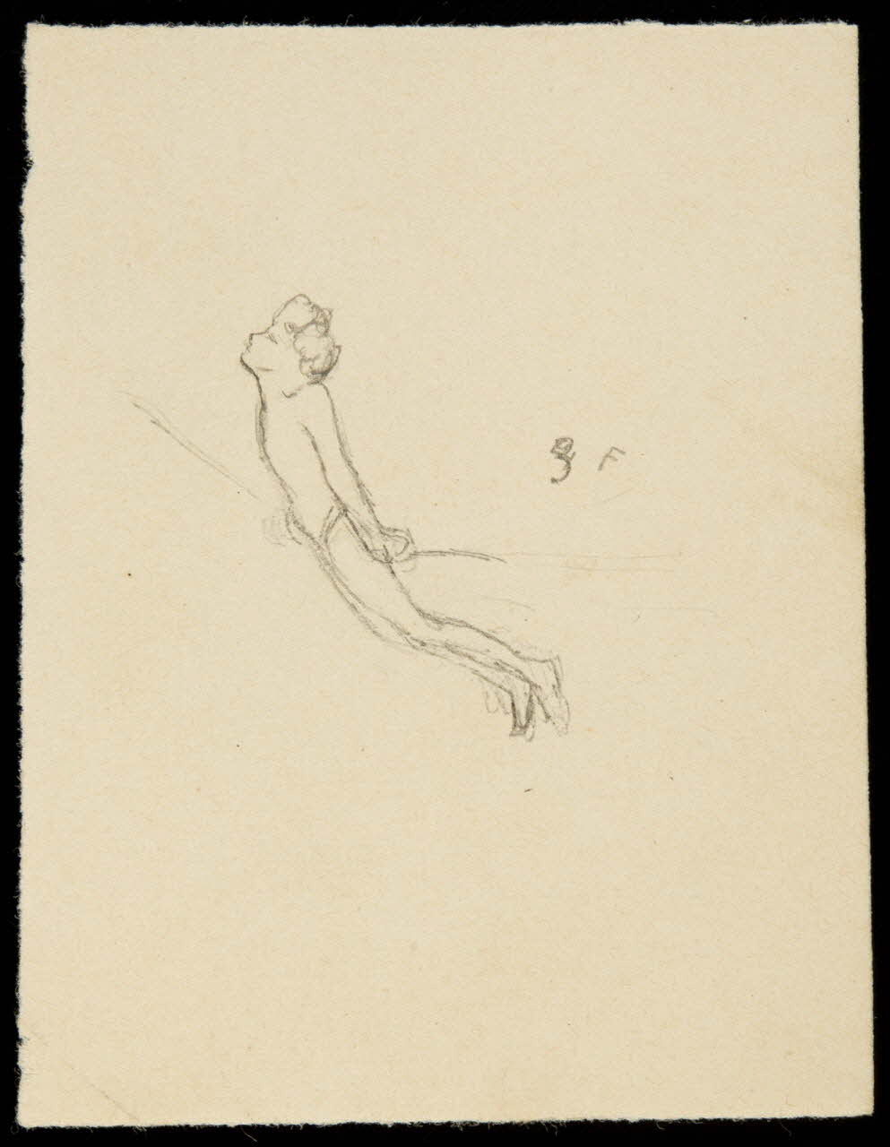 partie d'un ensemble de dessins Numéro d'équilibriste 1968.102.3915 Photo Mucem