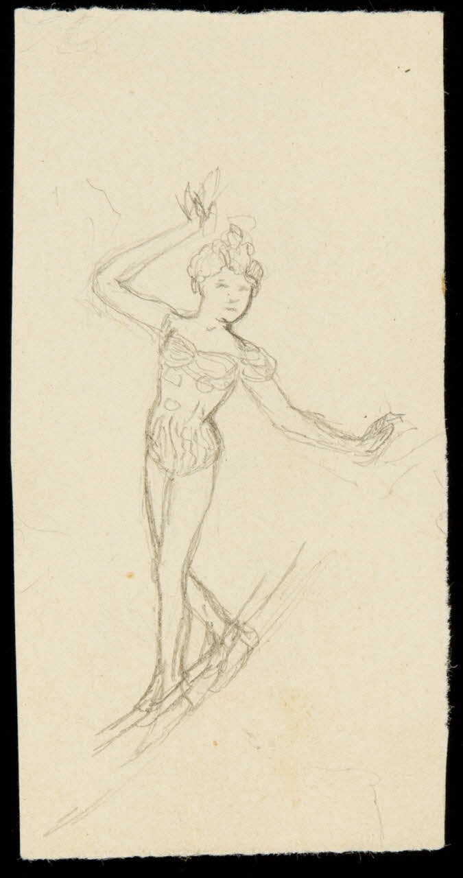 partie d'un ensemble de dessins Numéro d'équilibriste 1968.102.3919 Photo Mucem