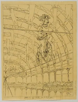 partie d'un ensemble de dessins Blondie au Palais de l'Industrie 1968.102.3934 Photo Mucem