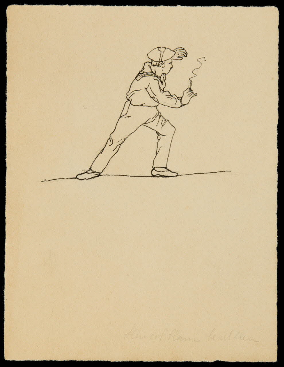 partie d'un ensemble de dessins Numéro d'équilibriste 1968.102.3938 Photo Mucem