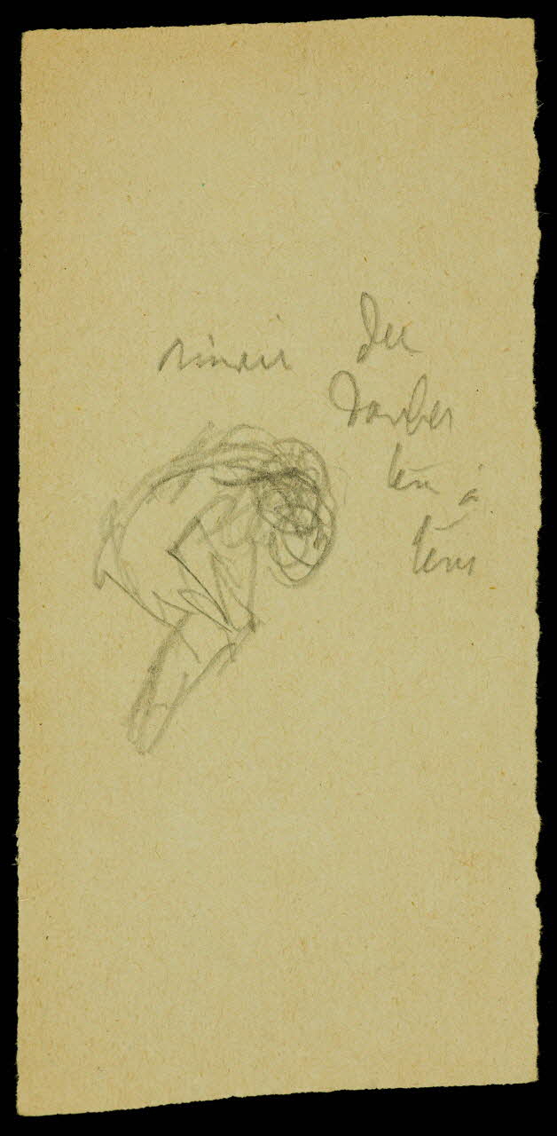 partie d'un ensemble de dessins Ebauche de figure 1968.102.394.6  Photo Mucem