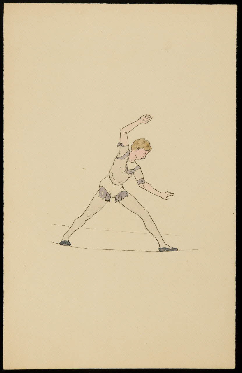 partie d'un ensemble de dessins Funambule sur son fil 1968.102.3942 Photo Mucem