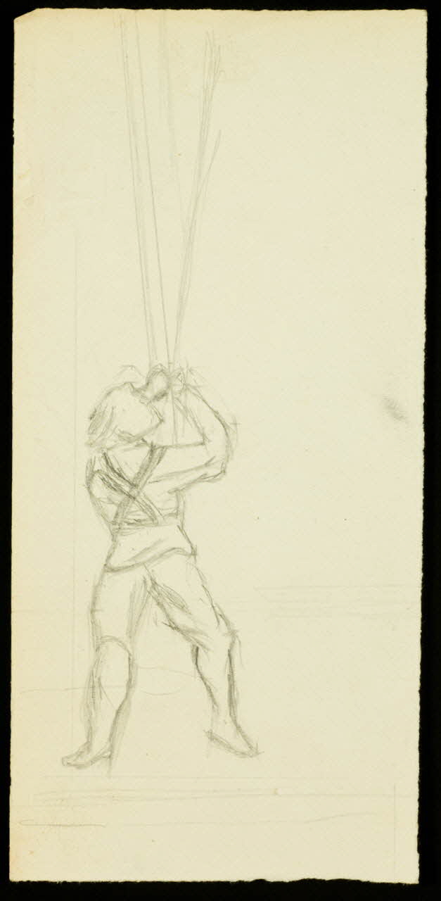 partie d'un ensemble de dessins Silhouette 1968.102.3944.10 Photo Mucem