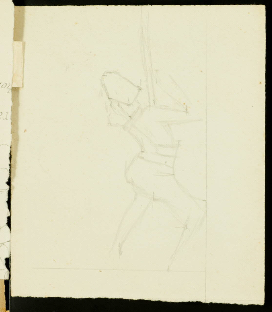 partie d'un ensemble de dessins Silhouette 1968.102.3944.11 Photo Mucem