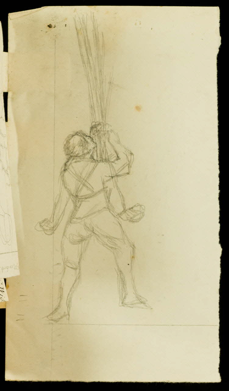 partie d'un ensemble de dessins Silhouette 1968.102.3944.12 Photo Mucem