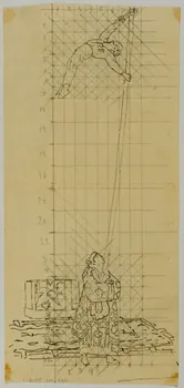 partie d'un ensemble de dessins Numéro d'équilibriste 1968.102.3946.1  Photo Mucem