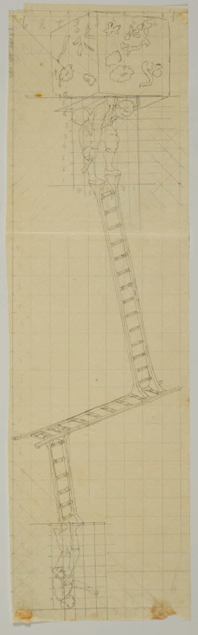 partie d'un ensemble de dessins Numéro d'équilibriste 1968.102.3947.1 Photo Mucem