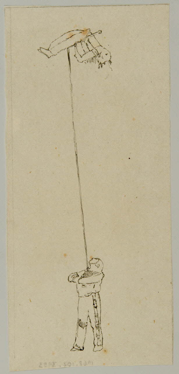 partie d'un ensemble de dessins Numéro d'équilibristes 1968.102.3953 Photo Mucem