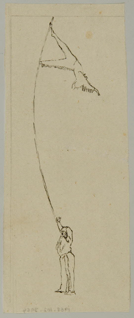 partie d'un ensemble de dessins Numéro d'équilibristes 1968.102.3954 Photo Mucem
