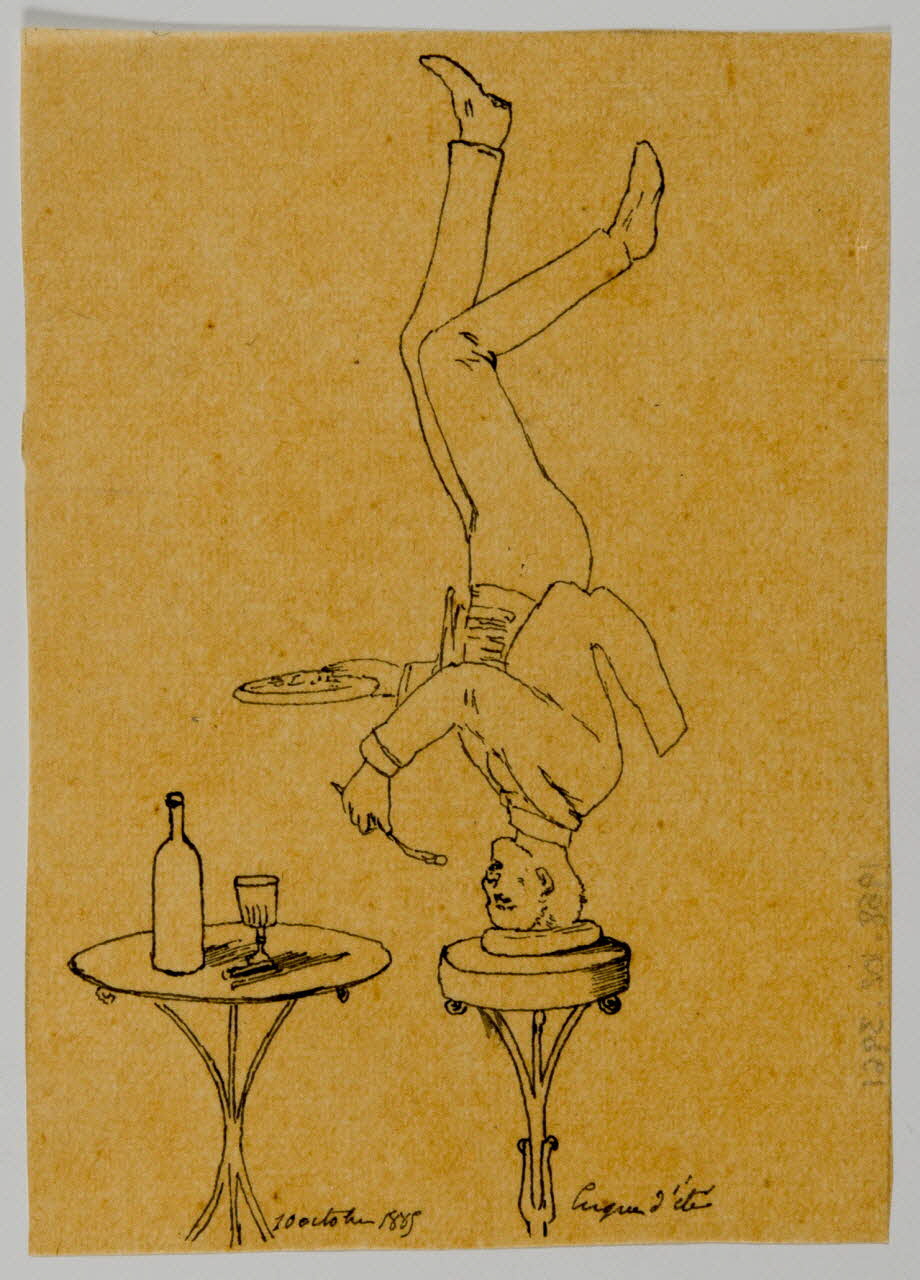 partie d'un ensemble de dessins 10 octobre 1885 Cirque d'été 1968.102.3961 Photo Mucem
