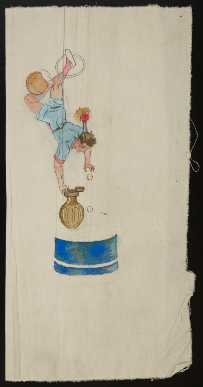 partie d'un ensemble de dessins Numéro d'équilibriste 1968.102.3969 Photo Mucem