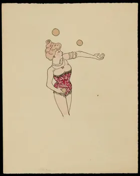 partie d'un ensemble de dessins Numéro de cirque 1968.102.3977 Photo Mucem