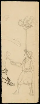 partie d'un ensemble de dessins Numéro de cirque 1968.102.3985 Photo Mucem