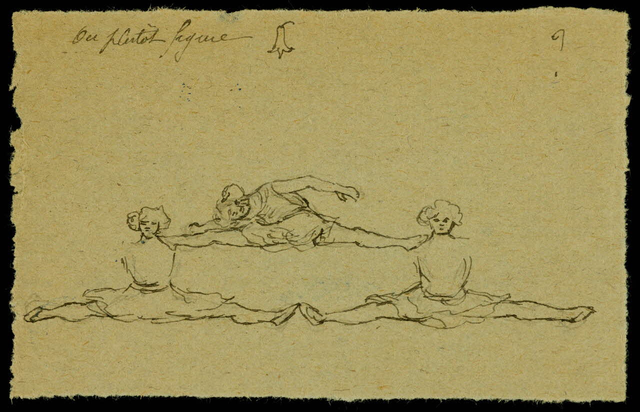 partie d'un ensemble de dessins Les Allissons 1968.102.399 Photo Mucem