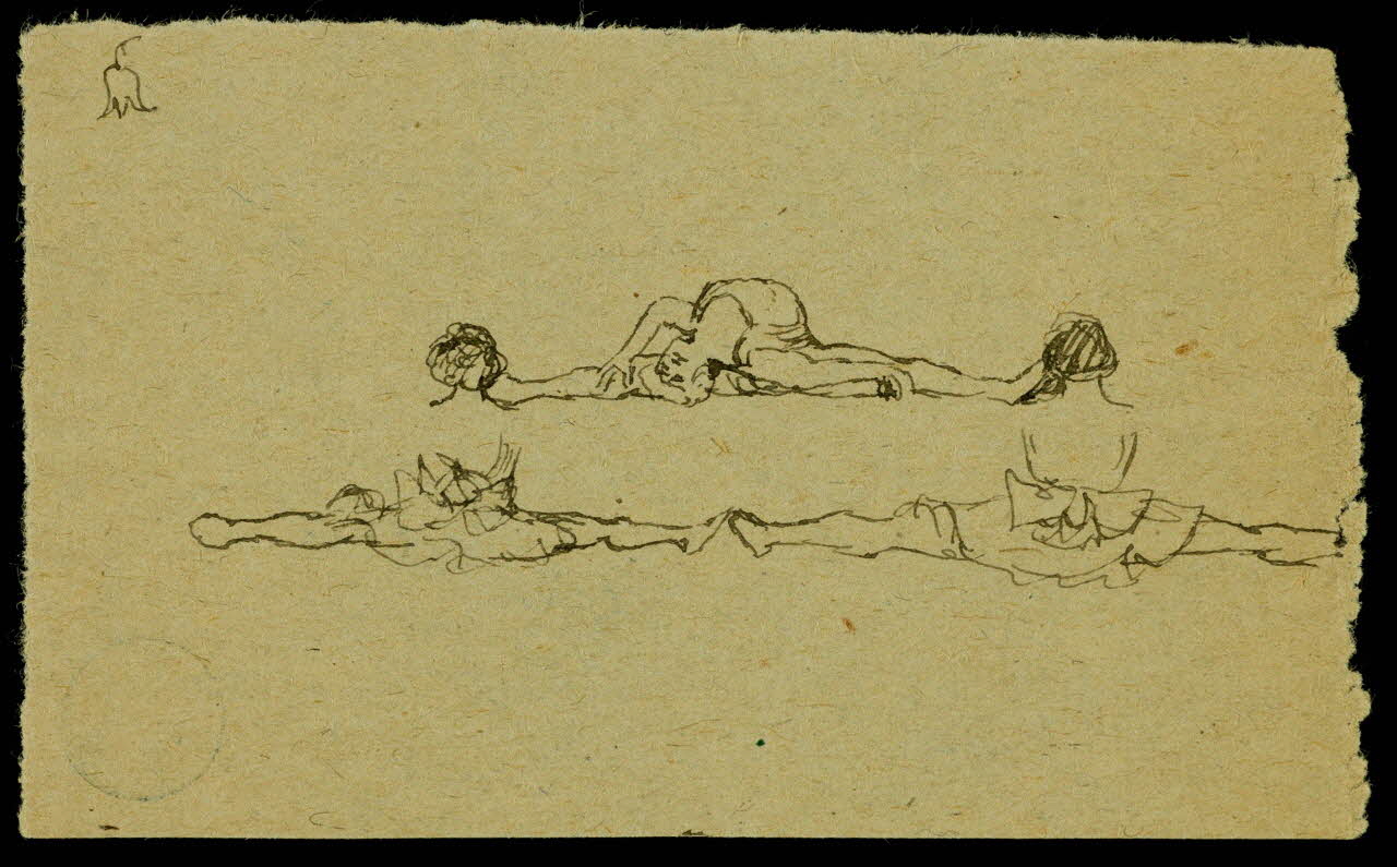 partie d'un ensemble de dessins Les Allissons 1968.102.400 Photo Mucem