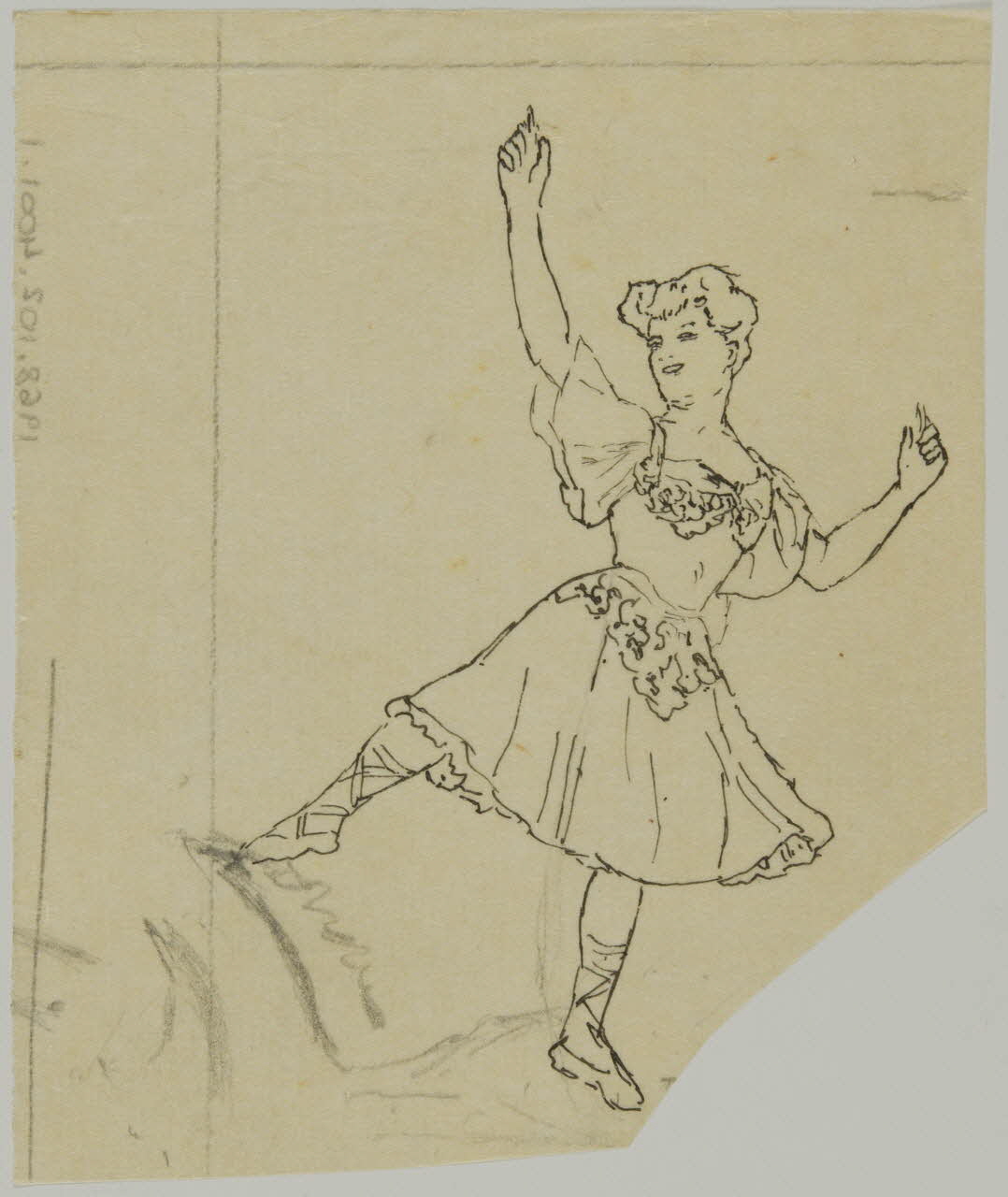 partie d'un ensemble de dessins Numéro de voltige 1968.102.4001.1 Photo Mucem