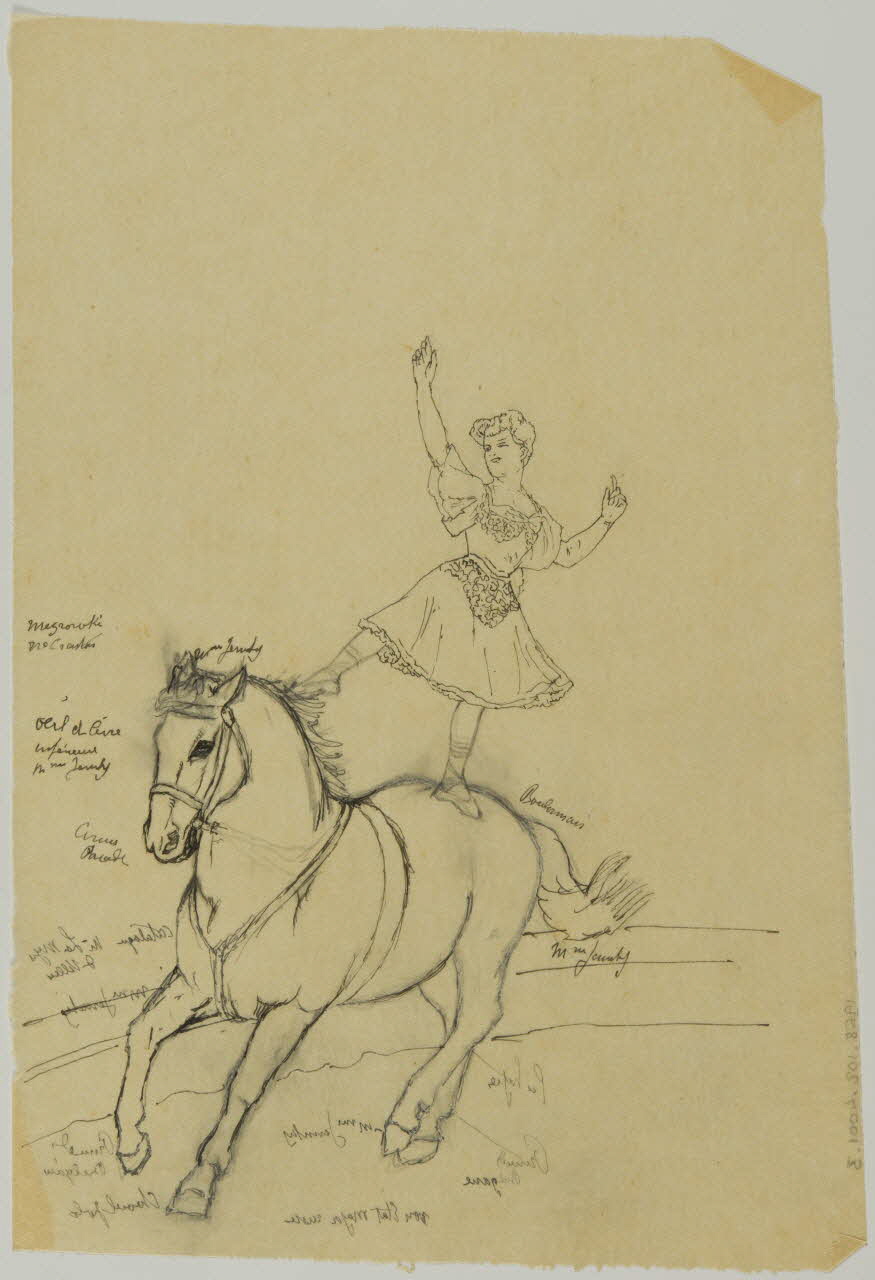 partie d'un ensemble de dessins Numéro de voltige 1968.102.4001.3 Photo Mucem