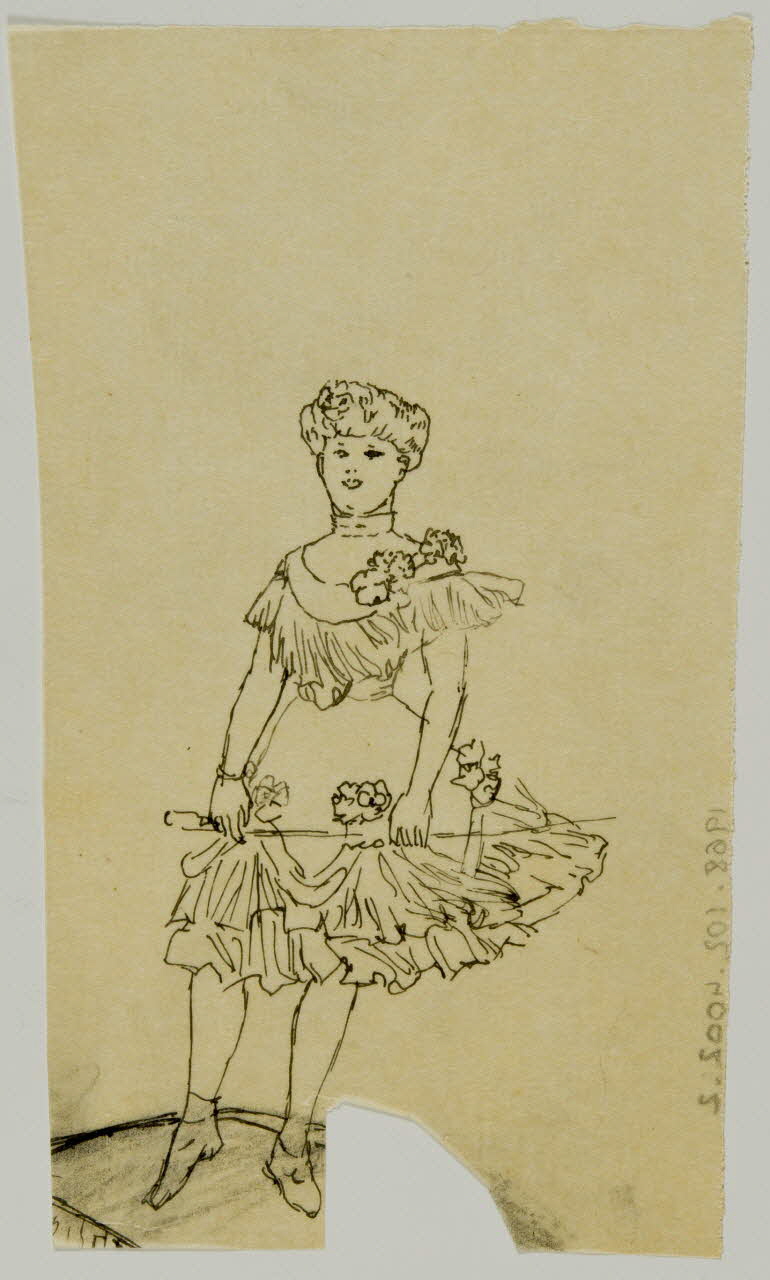 partie d'un ensemble de dessins Ecuyère 1968.102.4002.2 Photo Mucem