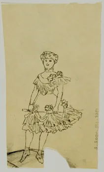 partie d'un ensemble de dessins Ecuyère 1968.102.4002.2 Photo Mucem